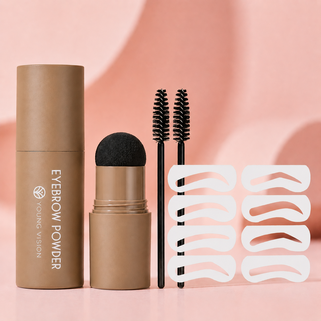 Eyebrow Stamp Stencil Kit - Quick & Effortless Beauty