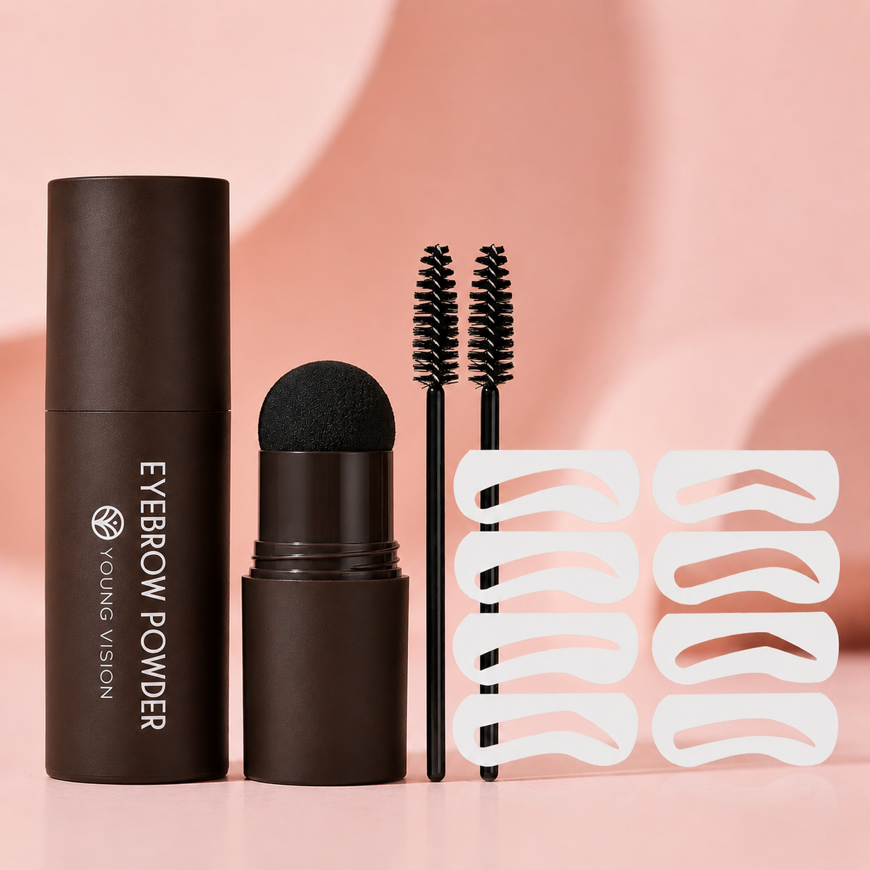 Eyebrow Stamp Stencil Kit - Quick & Effortless Beauty