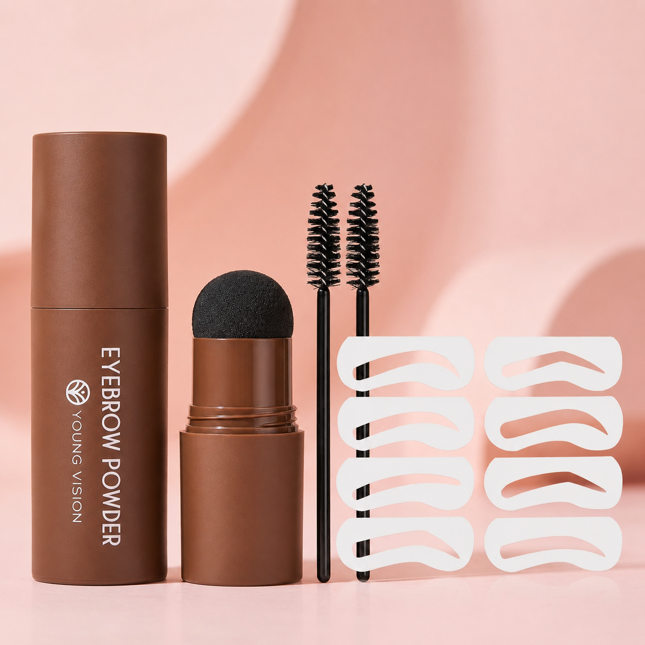 Eyebrow Stamp Stencil Kit - Quick & Effortless Beauty