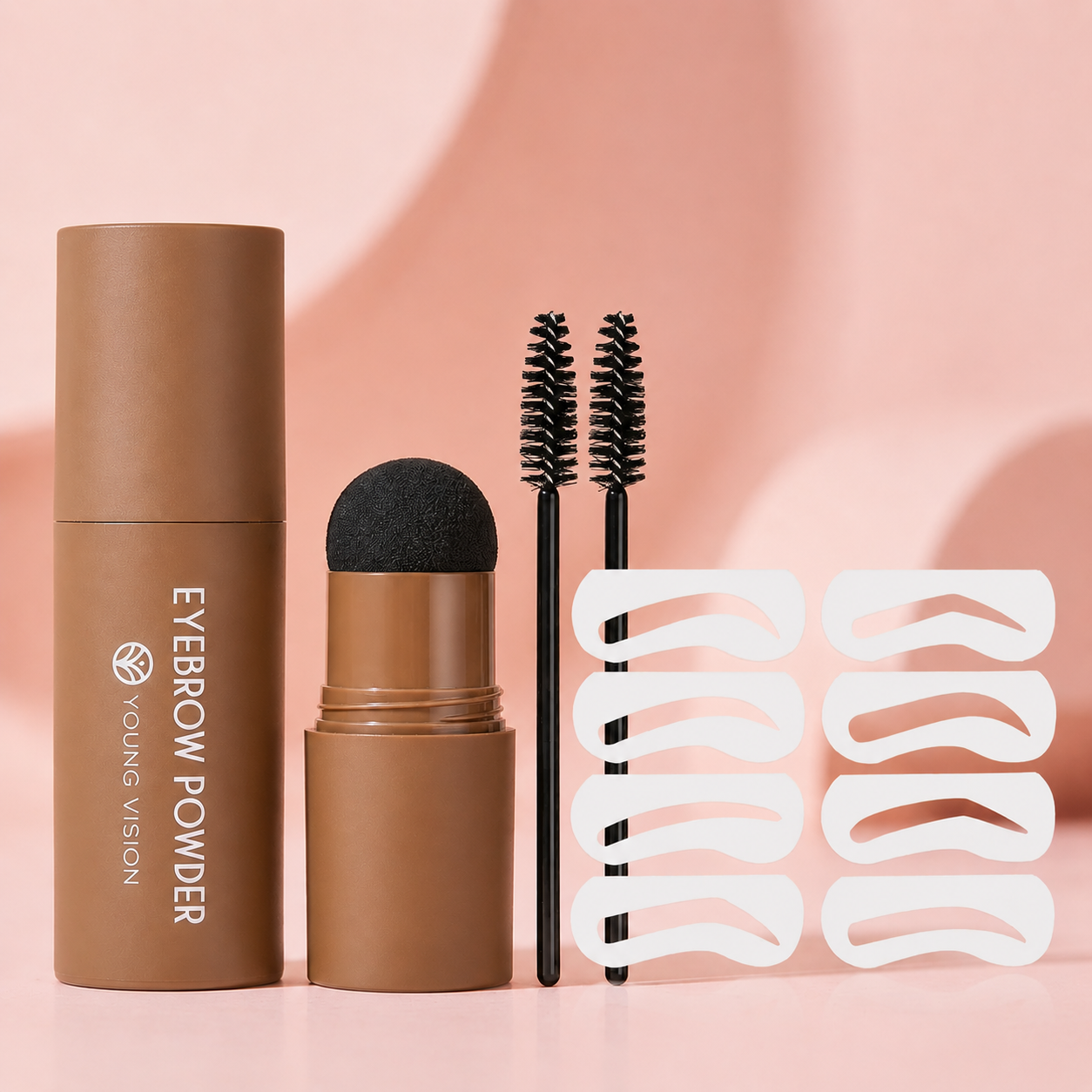 Eyebrow Stamp Stencil Kit - Quick & Effortless Beauty